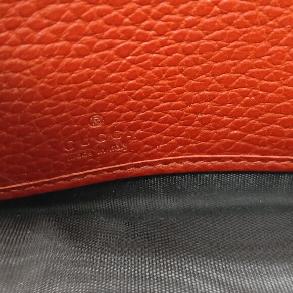 Gucci Long Wallet Red Leather #194259G12 - Picture 5 of 9